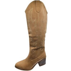 Dirty Laundry Upwind Camel Western Tall Boots 6 NWT Cowgirl